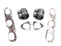 Exhaust fitting kit. Porsche 997 Carrera 3.6L / 3.8L MKII - 99711111330, 99711110730, 99711122030, 99711110731