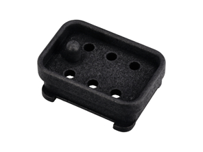 6-polige connectorbehuizing met pin. Porsche 911 / 964 / 924S / 928 / 944 S2 / 968 - 91161286801, 91161286702