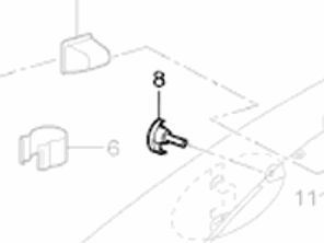 Aile Essence Flap Arrêt en caoutchouc. Porsche 997 / 987 / 987C