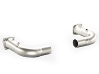 Akrapovic Link Pipe Set With Cat Bypass Titanium for Porsche 991 (911) Turbo/Turbo S 2014>> - 99711300930, 997113009AX, 99711301030, 997113010AX - LPO991T2, L-PO991T/2