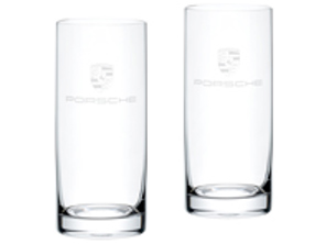 Porsche Set of 2 highball glasses with crest – Essential - WAP0505010NLGL
