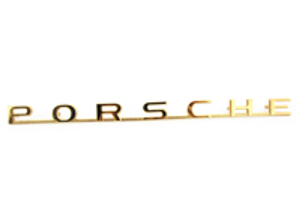 Motorhaubenplakette „PORSCHE“ Schriftzug. Porsche 356A - 64455930100