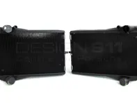 水冷却液散热器。保时捷 996 Turbo / 996 C4S / 997 Turbo（零件编号 99610613174 / 99610613272） - 99610613174, 50548, 50549, 99610613172, 99610613272, 8MK 376 765-131, 8MK 376 765-141, 99610613270 - CR1396000P, CR1397000P