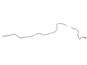 Línea de retorno de combustible, Delantera. Porsche 996 GT2 - 99620127102