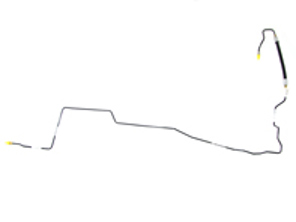 Steering rack pressure line, Supply. Porsche 996 2002>> - 99634745229, 99634745227, 99634745225