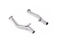 Milltek Sportuitlaat Secundaire Katalysator Bypasspijpen. Porsche 958 Cayenne S 4.8L V8 (Zonder Turbo) 2010-14 - 95811302400, 958113024AX, 95811302401, 95811302300, 958113023AX, 95811302301 - SSXPO204