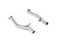 Milltek Sports Exhaust Secondary Catalyst Bypass Pipes. Porsche 958 Cayenne S 4.8L V8 (Non Turbo) 2010-14 - 95811302400, 958113024AX, 95811302401, 95811302300, 958113023AX, 95811302301 - SSXPO204