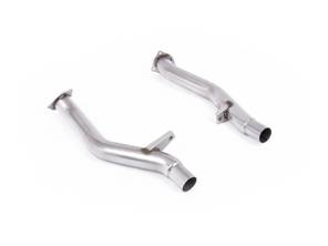 Tubi di bypass del catalizzatore secondario per scarico sportivo Milltek. Porsche 958 Cayenne S 4.8L V8 (non turbo) 2010-14 - 95811302400, 958113024AX, 95811302401, 95811302300, 958113023AX, 95811302301 - SSXPO204
