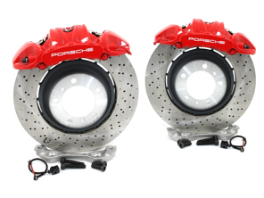 适用于 997 至 991.1 GT3 前轴的刹车升级套件 - 9P1615301KSEB, 9P1615302KSEB, 99135142784, 99135142884, 99907331309, 3604109701