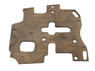 Tablero del piso del pedal LHD, Izquierda. Porsche 964 / 993 - 99355106300, 96455160100