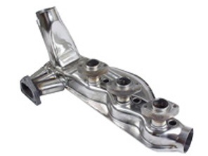 Uitlaatwarmtewisselaars, gepolijst roestvrij staal. Porsche 930 Turbo 1975-89 - 91.103, 91.103S, 1623103600, 1623103800, 93021102103, 93021103301, 93021103304 - 1623103800