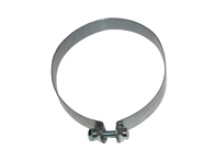 Exhaust retaining strap steel (598mm) LEFT 911 1984-89 - 93011115900 - 1621401171, URO-011266