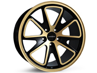 SpeedART FOX EVO II Gold wheel set for Porsche 991.1 C4 / C4S / Turbo