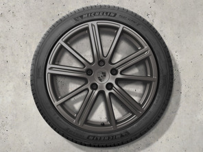 Jantes en alliage Panamera Turbo 20" (en Turbonite) et pneus intercalaires Porsche d'origine - 976044600C