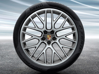 21' Macan RS Spyder Design Jantes en alliage et pneus d'été Porsche d'origine - 95B044665L