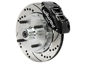 Voorrem Powerlite remklauw en rotorset met geventileerde, geboorde en gesleufde schijven. Porsche 914/4 1973-76 Wilwood - 477407075, 311615107B, 311615108B - 140-17474-DR, 140-17474-D