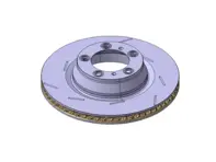 Brake disc rotor, REAR. Porsche 970 Panamera 4 GTS / GTS / Turbo (OE Part No. 97035240500 / 97035240600) - 97035240500, 97035240600, 298615601B, 298615602B - 09.E897.11, 09.E898.11