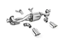 Sistema de escape Milltek GPF-Back con válvula y tubos de escape GT-115 pulidos. Porsche 718 Boxster / Cayman / GT4 2020>> - 982251053F, 982251053H, 982251053K, 982251053E, 982251053D, 982251053G - SSXPO189