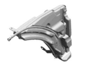 Windscreen washer reservoir / tank. Porsche Macan II - 95B955451B, 95B955451