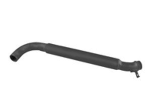 带排气管减震器的排气管。保时捷 914 - 021251101K, 021251171N, 1620705600, 91.425 - 1620705600