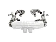 Sistema di scarico sportivo CARGRAPHIC GT retroattivo con ID45 GT, riscaldamento, senza valvole, per silenziatore GT3. Porsche 964 Carrera 2/4/RS - 96411104504, 96411104605, 96411104502, 96421103905, 96421103932, 96421104004, 997111027A1