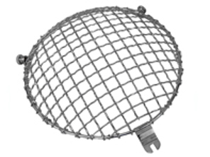 Headlamp stone guard. Porsche early 356 Pair - HG 001 06, HG00106