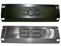 Section de pare-chocs arrière / panneau d'immatriculation. Porsche 911 1966-73 - 90150502320, 591095, 1680600200, 591095ALU, 1680600406, 591095ALU, 1680600406, 1680600400 - CB.011.001, CB.011.002