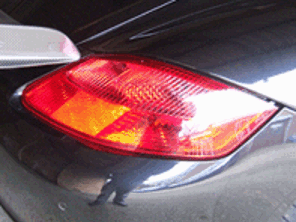 Indicator unit rear. Upgrade red design. Porsche 987 / 987C RHD - 98704490001, 98704490002, 98704490021, 98704490022, 98704490024