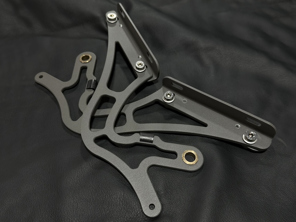 Slotted decklid hinges with Adjustable quick change mounts. Porsche 911/912/930 1965-89 - 91151203500, 90151203620GRV, 93051203600GRV - DecklidHingeSlot_Grey, DecklidHingeSlot_Silver, DecklidHingeSlot_Black