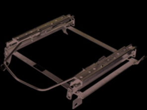 Sottotelaio di montaggio per sedili Corbeau. Porsche 911 73-84 - CS36301, CS36302