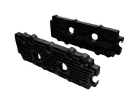 凸轮轴发动机盖，合金钢坯下部。保时捷 993 1994-98 - 99310511607, 99310511607R, 99310511607SIL, 99310511607BLK