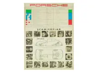 Poster - Piano di lubrificazione per Porsche 356A - PCG35674100, PCG35610030