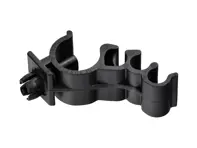 Clip en plastique pour conduites hydrauliques - Support de capot arrière motorisé. Porsche 957 Cayenne 2007-2010 - 95551220000