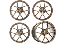 Titan 7 Forged T-S5 Split 5 Spoke Alloy Wheel Set 18" Techna Bronze. Porsche 987 / 981 / 718 - TS501890048513071TB, TS501810035513071TB