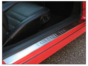 Dorpellijsten RVS met RENNLINE logo. Porsche 911/912/930 / 964/993 - SP05