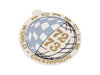 Wereldkampioen 1972/1973 Raamsticker - 91170110324