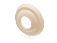 Rosetta per maniglia porta e manovella finestra, Bianco. Porsche 356 - 64455289101300