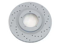 Brake disc rotor front. Non vented. Porsche 911/912 upto 1969 - 460.1005.52, 90135140111, 15758