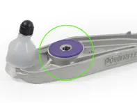 Front Track control arm caster offset outer bush. Porsche 996 / 986 Boxster Powerflex - PFF57-502G, 99634105307, 99634105319, 99634105316, 99634105317, 99634105306, 99734104194, 99734104196, 99734104296, 99734104294