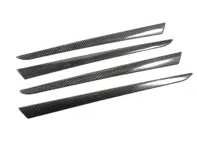Door trim kit carbon fibre by Rennline. Porsche 955 / 957 Cayenne - 9555550890062W, 9555550900062W, 95555506302CS3, 95555506402CS3 - I184