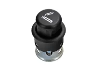 Cigarette Lighter, Satin Black. Porsche 92A / 9PA / 9PA1 Cayenne / 95B Macan - 95565220100, 9556522010001C