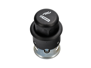Zigarettenanzünder, Satinschwarz. Porsche 92A / 9PA / 9PA1 Cayenne / 95B Macan - 95565220100, 9556522010001C