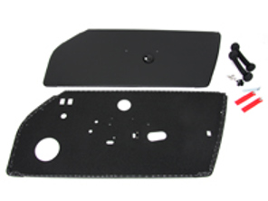 RS / RSA / Backdate Style Pannelli porta in Vinile Nero per Porsche 911 / 912 1965-73