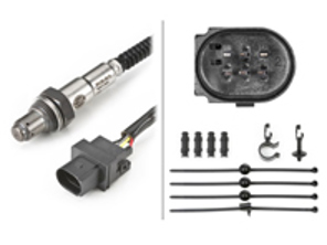 Lambda oxygen sensor, BEFORE CAT. Porsche 957 MKII V6 3.6L Cyl 4-6 - 95560612930, PAB906262BA - 6PA009166791