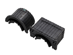 稳定杆衬套套装，上部+下部。适用于配备PDCC的保时捷970 Panamera/S/GTS。 - 97034379207, 97034379307