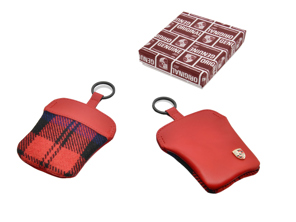 Porsche Classic '50 Years 911 Turbo' key pouch, Red - PCG930102B