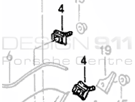 侧门槛鲨鱼鳍夹。保时捷 965 / 968 - 99959199000