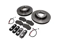 FRONT Brake Pads and Brake Disc Package. Porsche 996 C4S / 996 Turbo - 99635140904, 99635141004, 99635194913, 99635108901, 99661236501