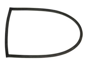 Achter 1/4 raamafdichting (binnen). Porsche 356 COUPE - 64454390500, 64454390500 - 356102, 1686000400