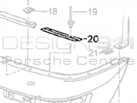Insert de pare-chocs avant. Porsche 964 - 96450511101